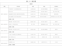 第二十三周工作日日程（2月2日-2月8日）