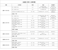 第十二周工作日程（5月18日-5月24日）