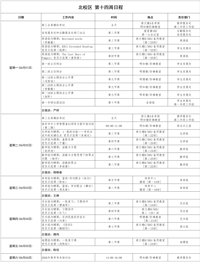 第十四周工作日程（6月1日-6月7日）
