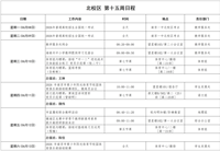 第十五周工作日程（6月8日-6月14日）