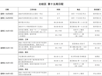 第十五周工作日程（6月8日-6月14日）