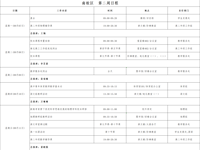 第二周工作日程（9月7日-9月13日）
